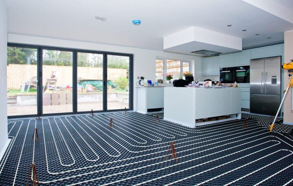 water floor heating