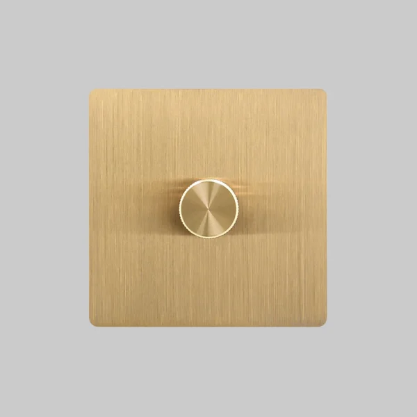 brushed brass multiway dimmer switch, zigbee dimmer, dummy dimmer,0-10v dimmer