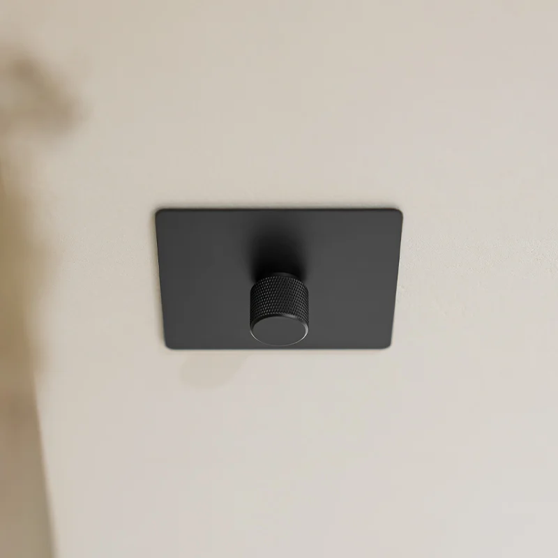 black dimmer switch