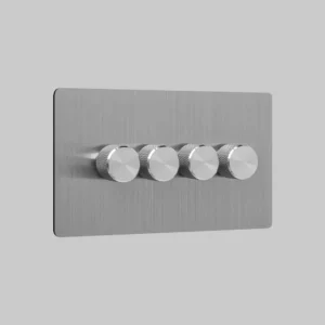 4 gang steel zigbee dimmer switch 250w